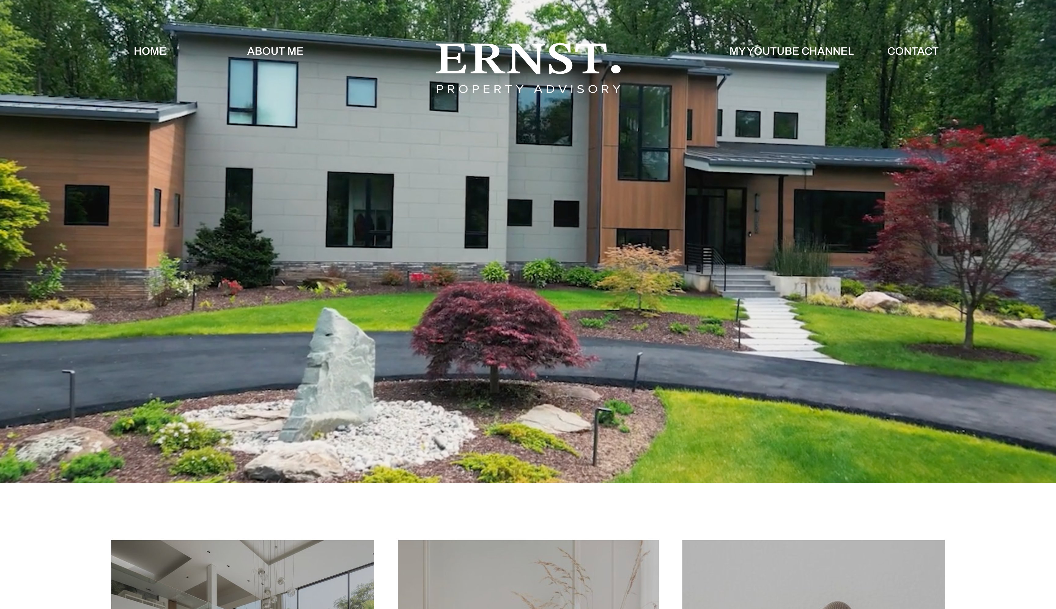 Ernst Property Advisory website