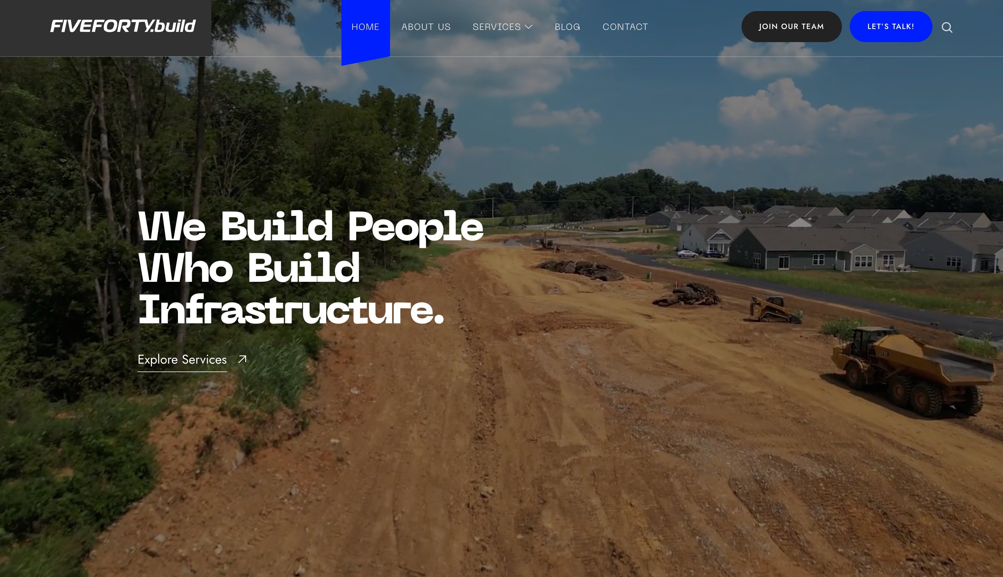 Five Forty Build website