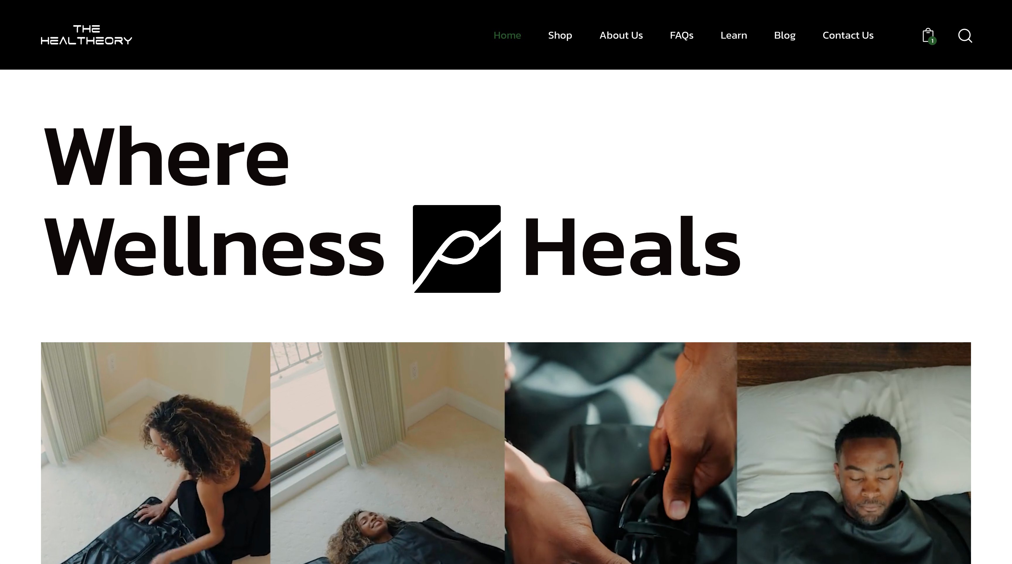 The Healtheory website